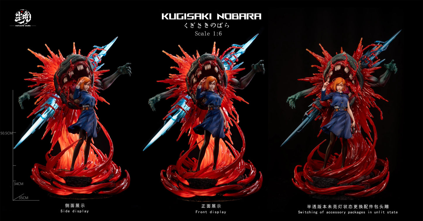 Preventa Resina Nobara Kugisaki Figura Jujutsu Kaisen Real World  Estudio
