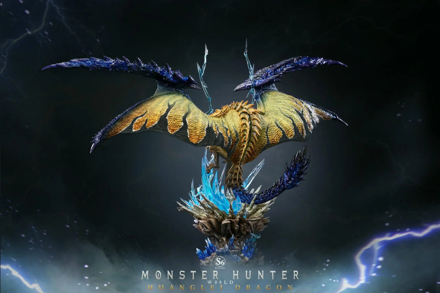 Preventa Resina Rey Dau Figura Monster Hunter S6  Estudio