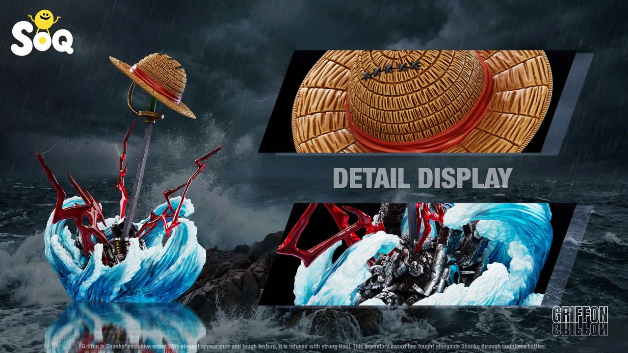 Preventa Resina Shanks Arm Figura One Piece SOQ Estudio