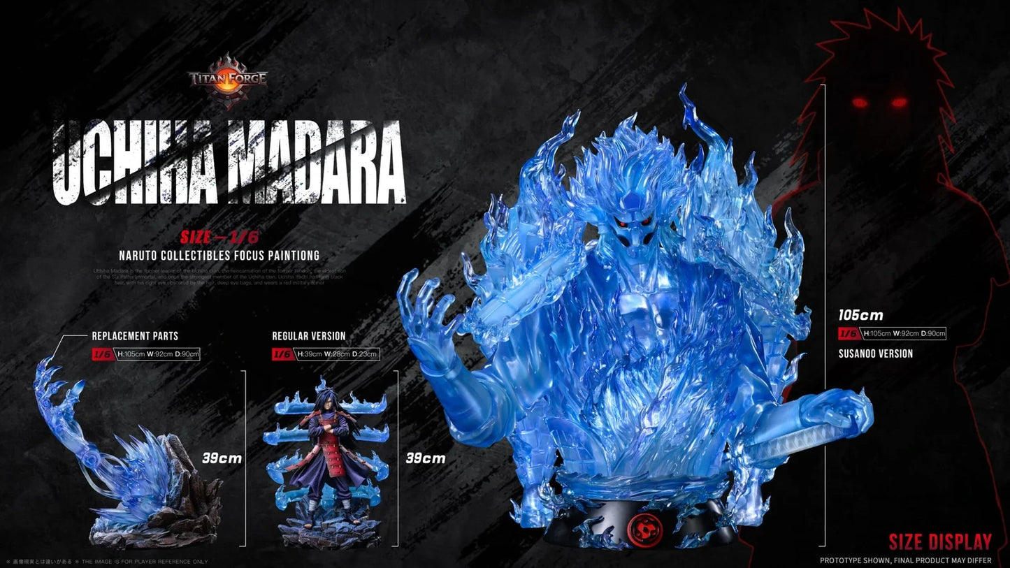 Preventa Resina Madara Uchiha Figura Naruto TITAN  Estudio