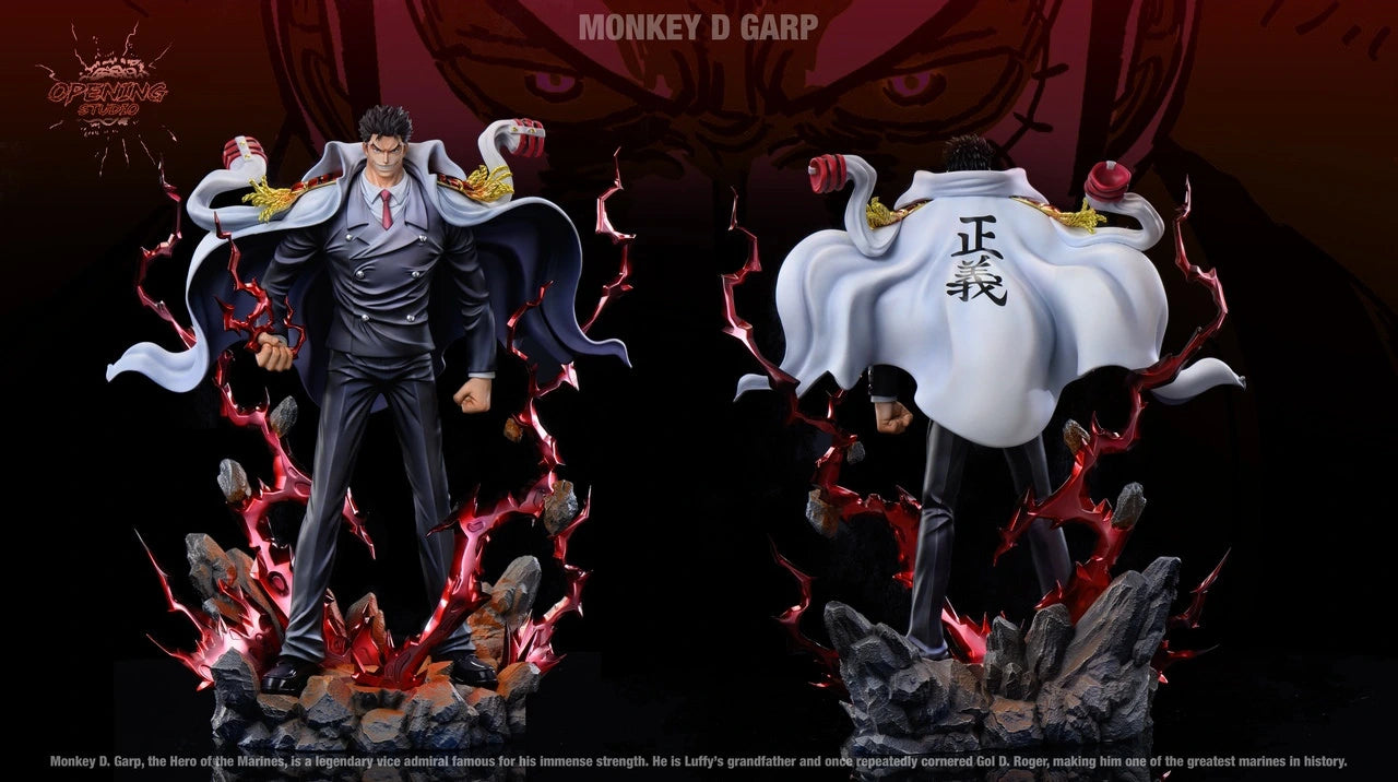 Preventa Resina Monkey D. Garp Figura One Piece Opening  Estudio