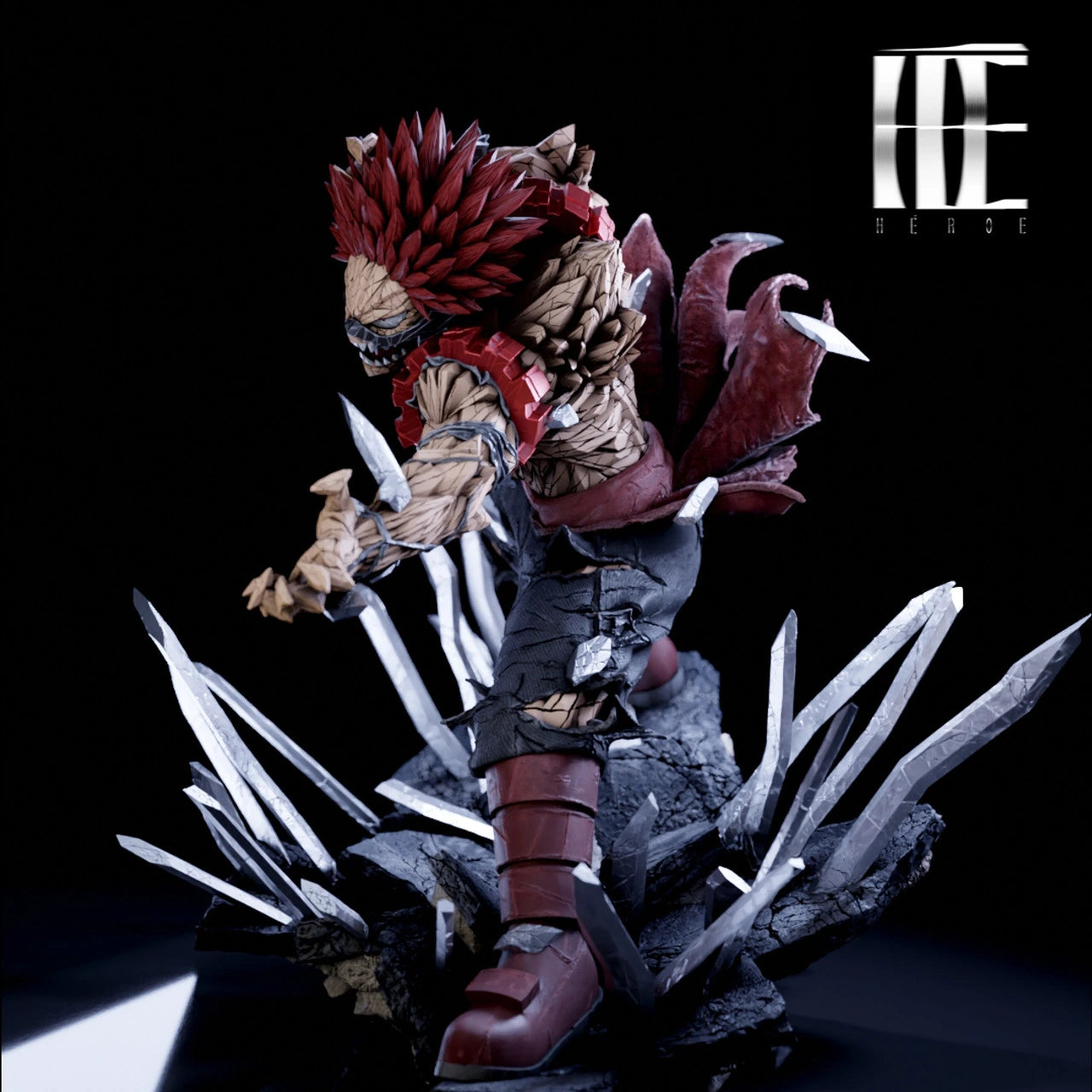 Preventa Resina Kirishima "Red Riot" Figura My Hero Academia Heroe Collectibles Estudio