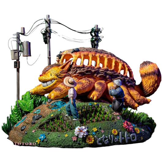 Preventa Resina CatBus Figura Mi Vecino Totoro White Deer Estudio