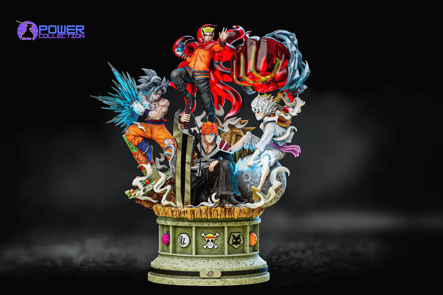 Preventa Resina Ichigo, Luffy, Naruto y Goku Figura Bleach, Naruto, One Piece y Dragon Ball Power Collection  Estudio