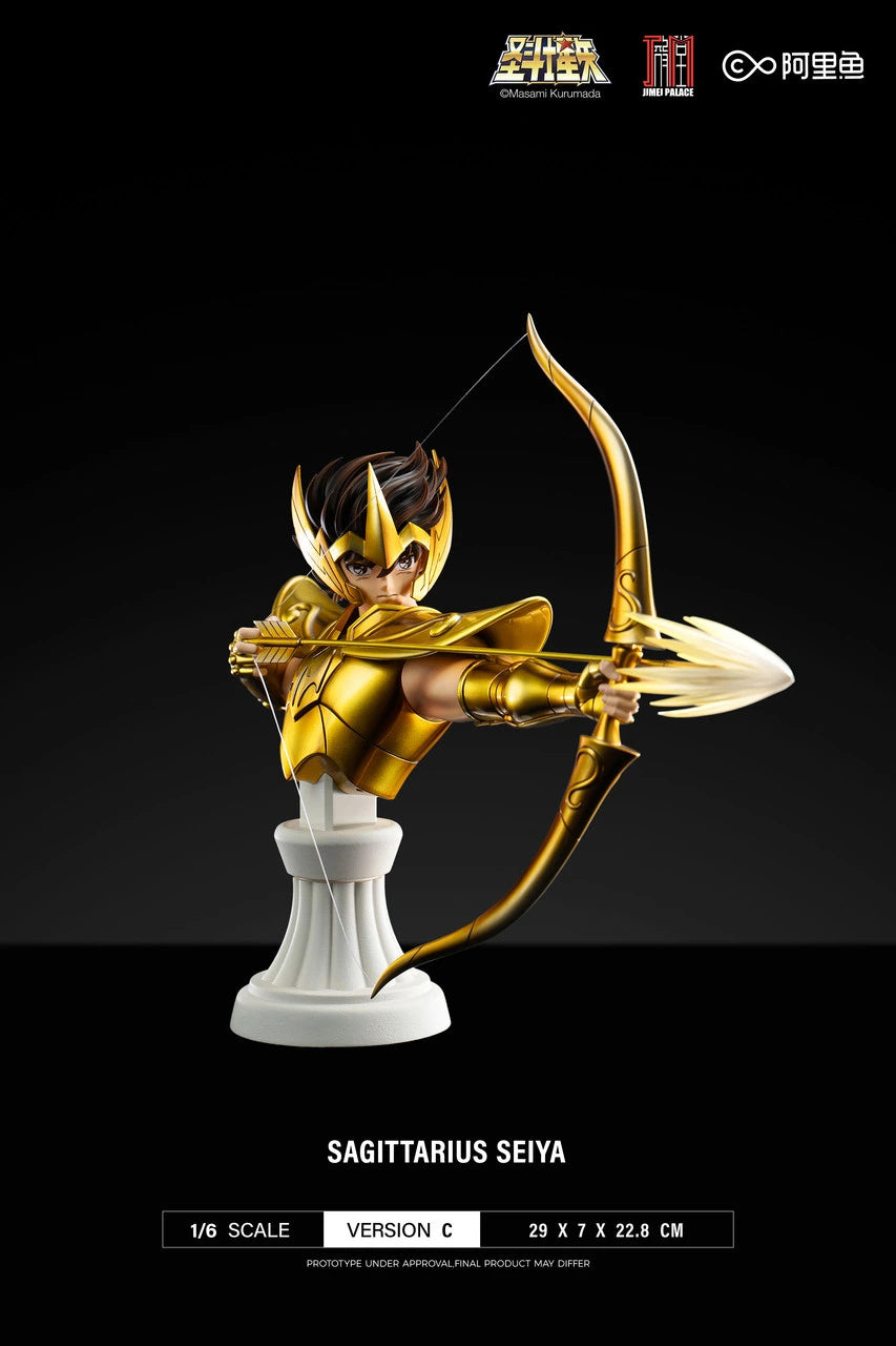 Preventa Resina Aioros de Sagitario  Figura Caballeros del Zodiako Jimei Palace (Licencia) Estudio
