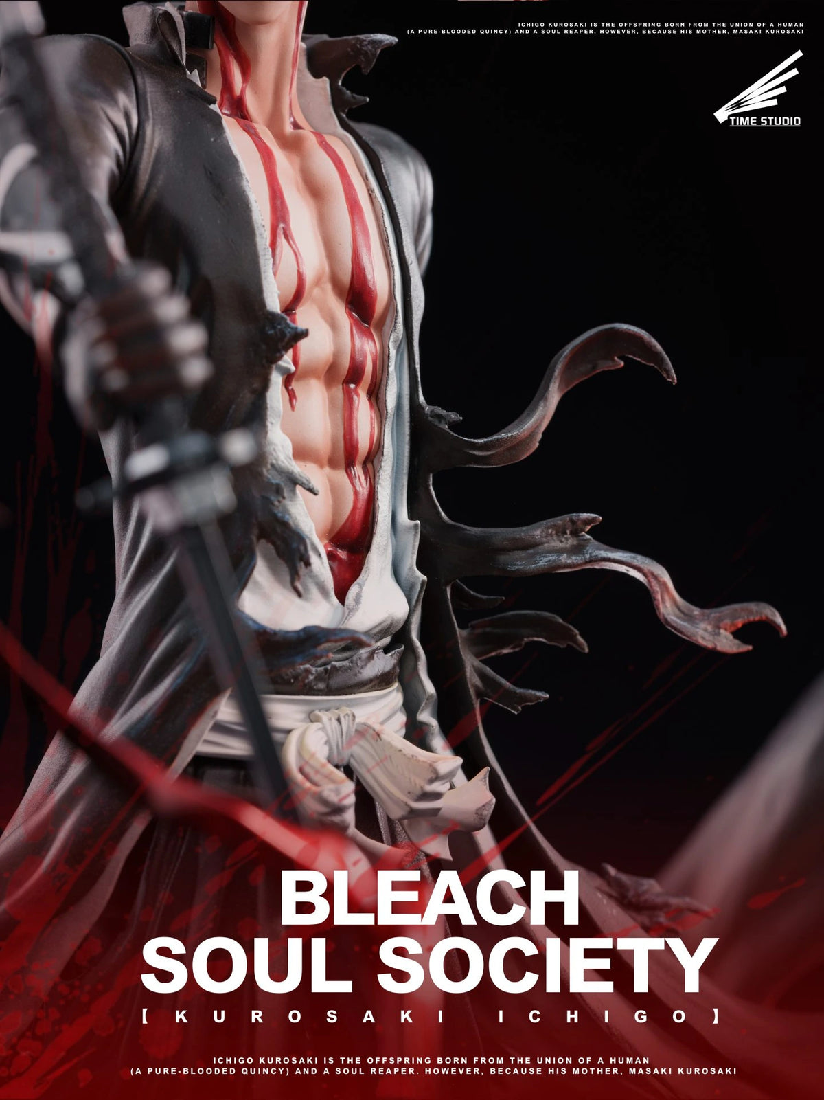 Preventa Resina Ichigo "Bankai" Figura Bleach Time  Estudio