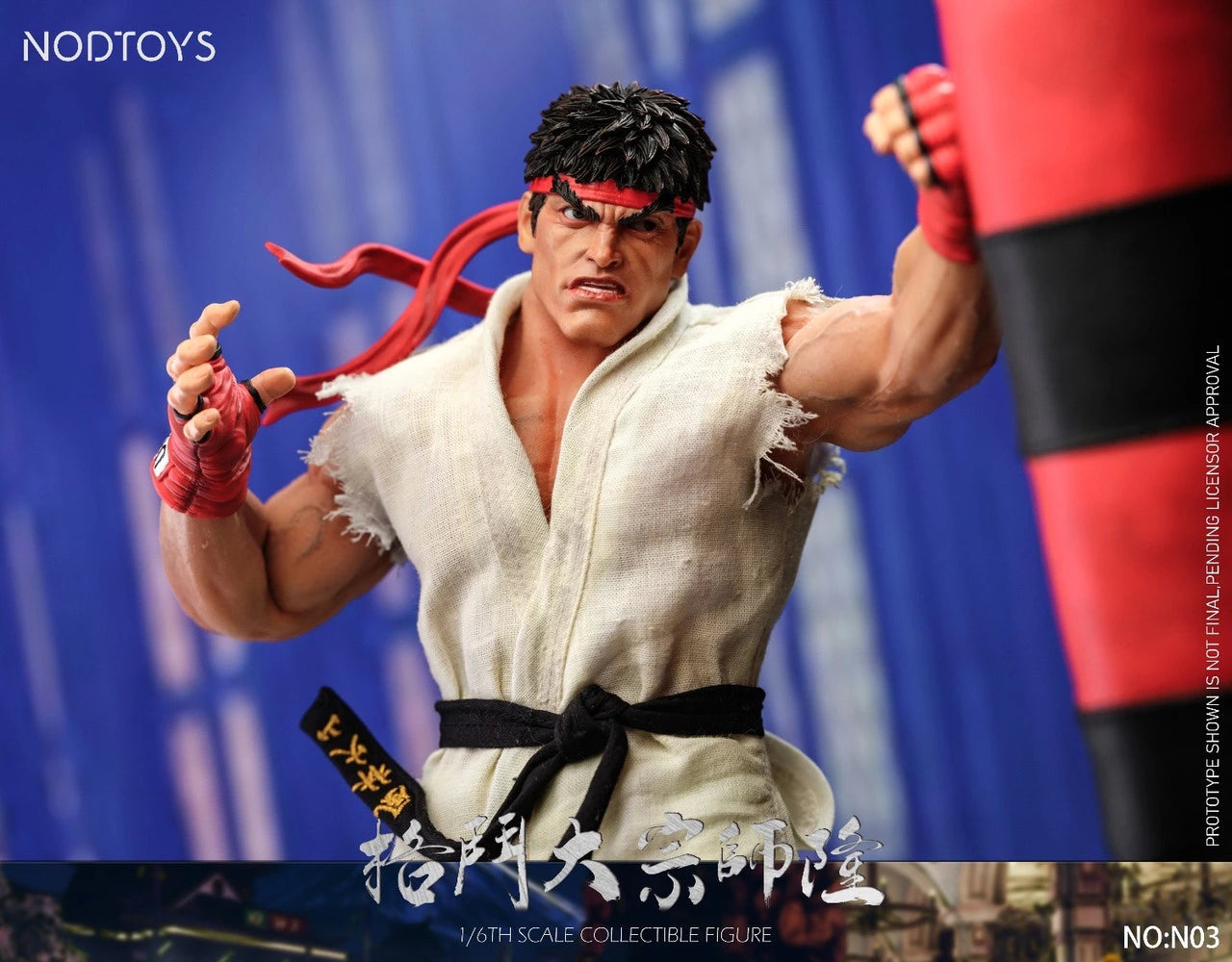 Preventa PVC/Silicona Ryu Figura Street Fighter NODTOYS Estudio