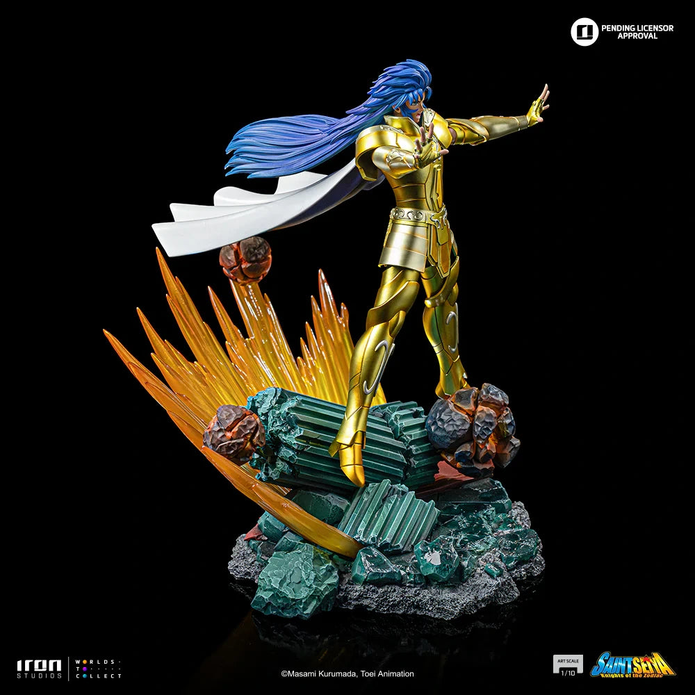 Preventa Resina Geminis de Saga Figura Caballeros del Zodiako Iron (Licencia) Estudio