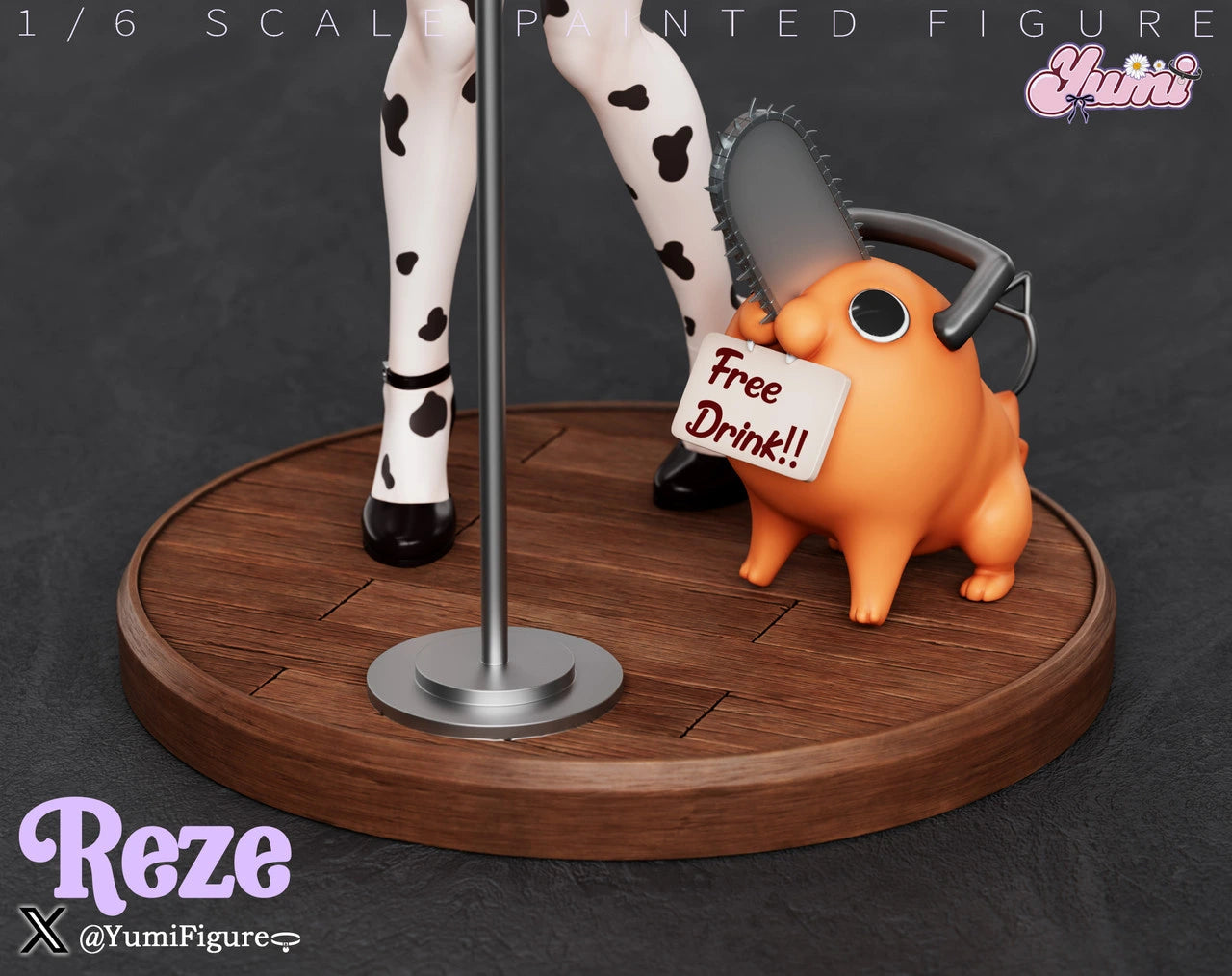 Preventa Resina Reze Figura Chainsaw Man 1/6 Yumi Estudio