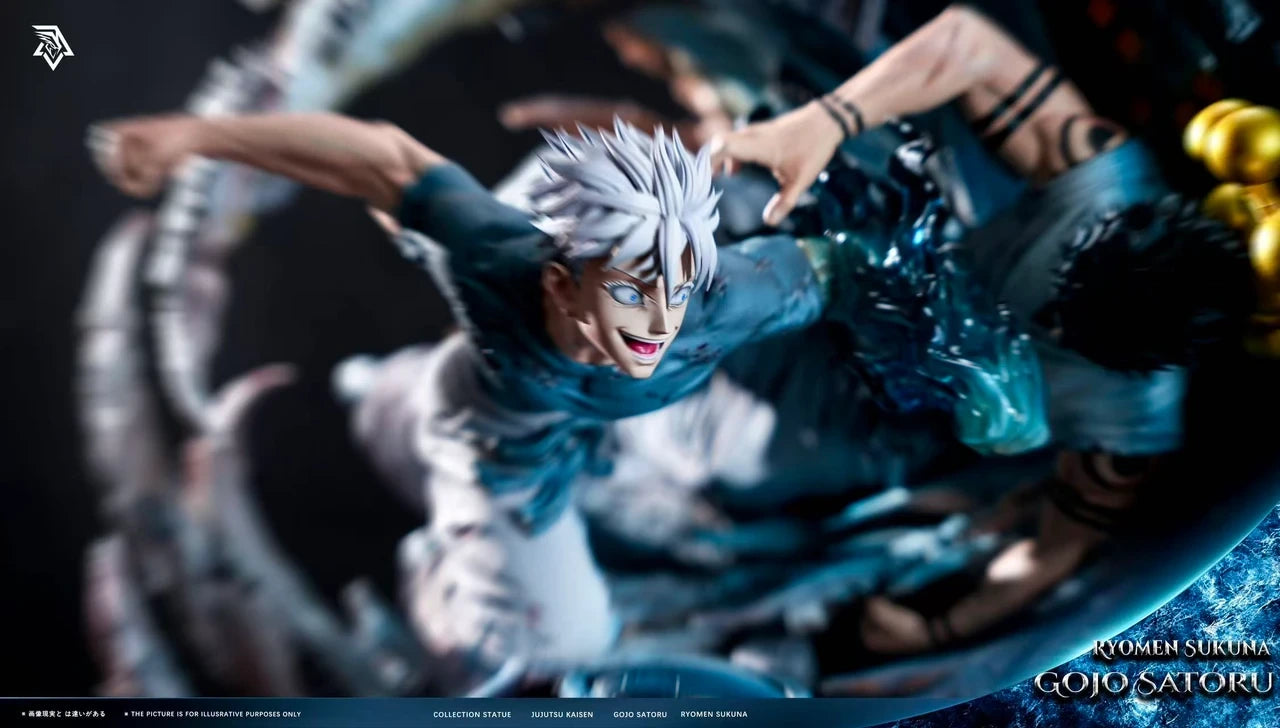 Preventa Resina Gojo Satoru vs Ryomen Sukuna Figura Jujutsu Kaisen SSC Estudio