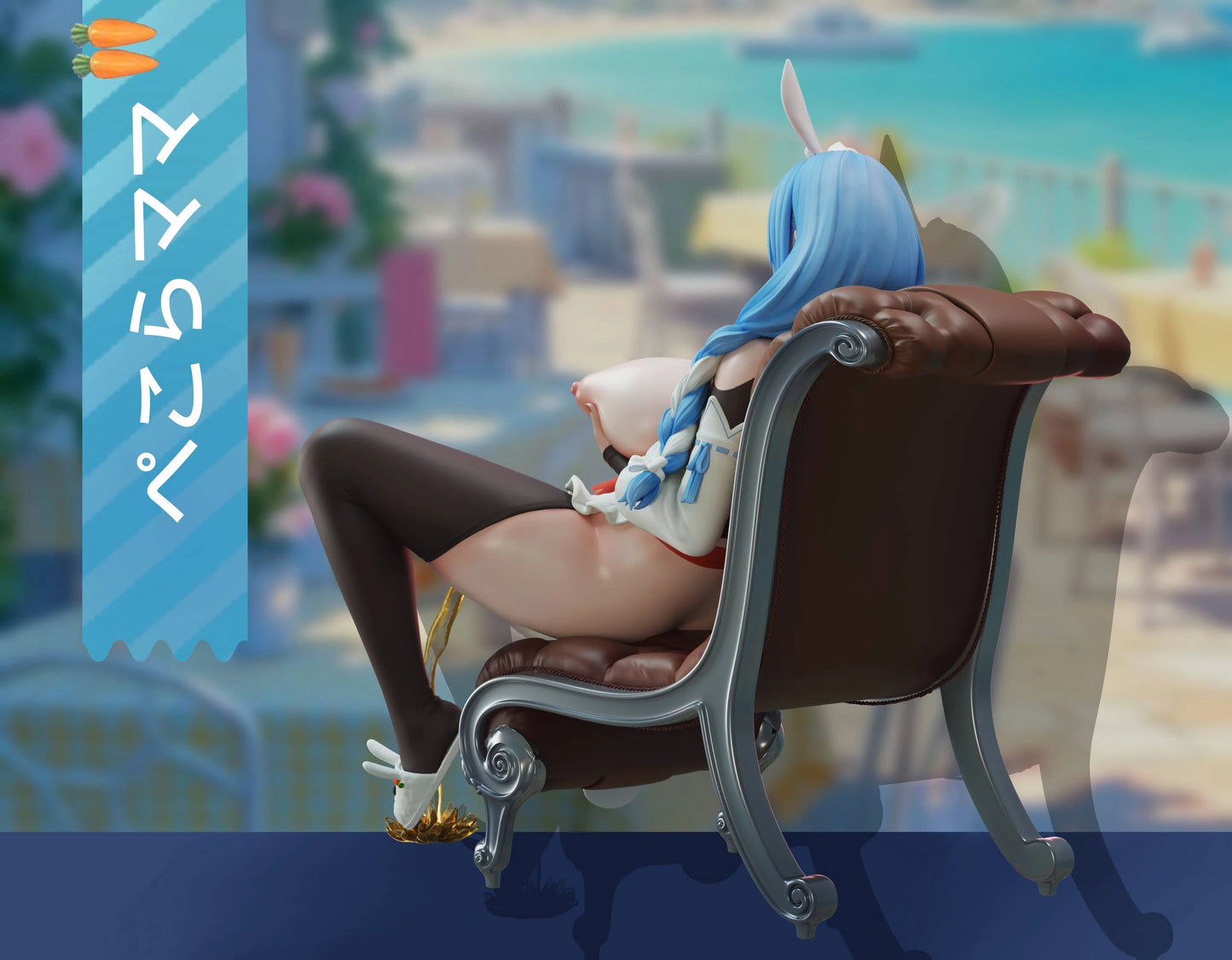 Preventa Resina Usada Pekora Figura Vtuber Spider Estudio