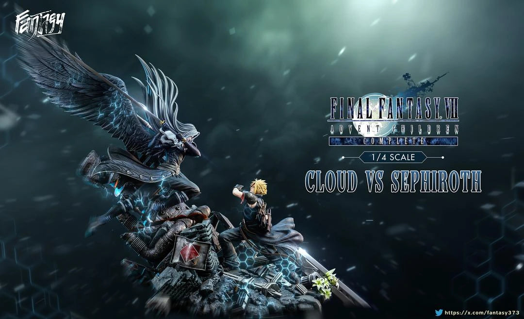 Preventa Resina Cloud vs Sephiroth Figura Final Fantasy VII Fantasy & Dragon  Estudio