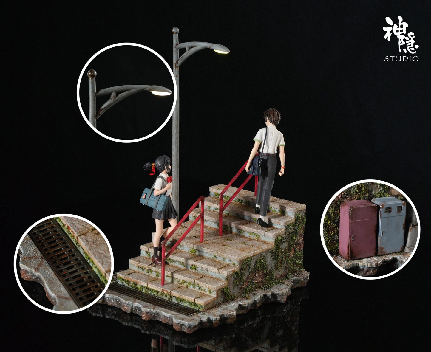 Preventa Resina Mitsuha & Taki Figura Your Name ShenYin Estudio