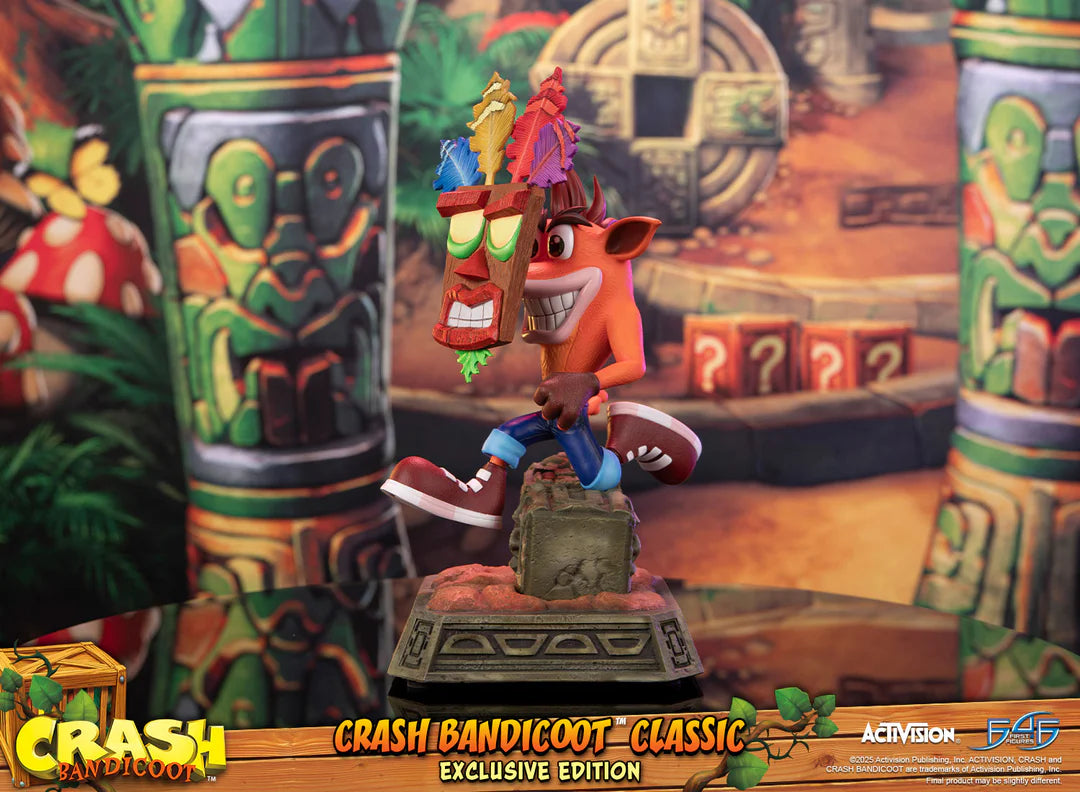 Preventa Resina Crash Figura Crash Bandicoot First 4 Figures (Licencia) Estudio