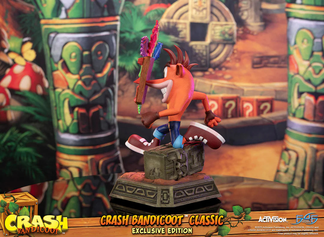 Preventa Resina Crash Figura Crash Bandicoot First 4 Figures (Licencia) Estudio