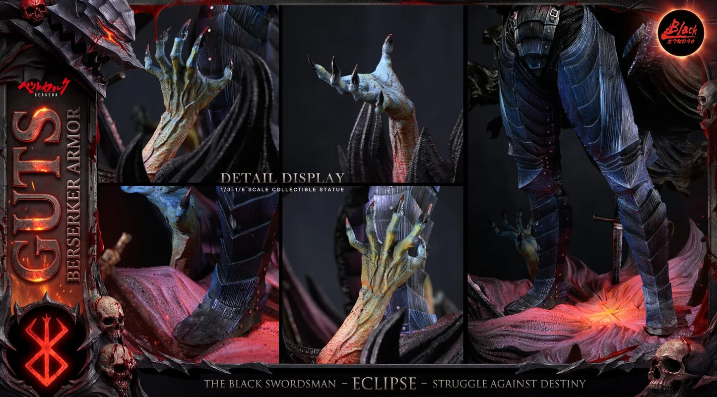 Preventa Resina Guts Figura Berserk Black Estudio