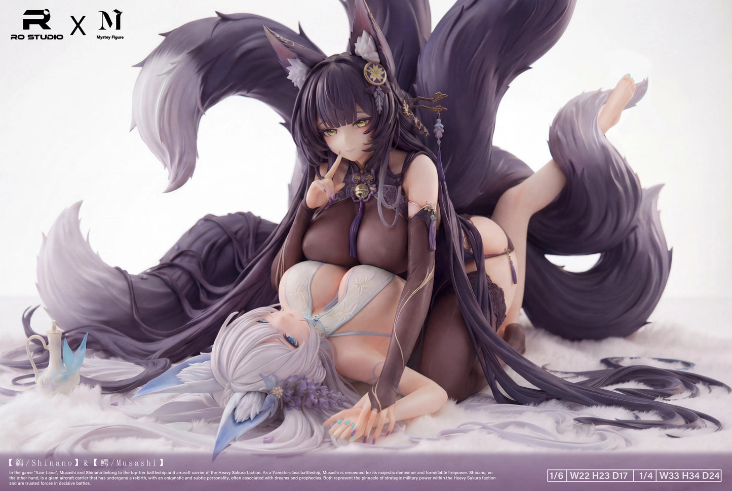 Preventa Resina Musashi & Shinano Figura Azur Lane RO & Mystery Figure Estudio