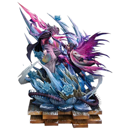 Preventa Resina Shinobu Kcho vs Douma Figura Demon Slayer Lei Hao Ke Yu Estudio