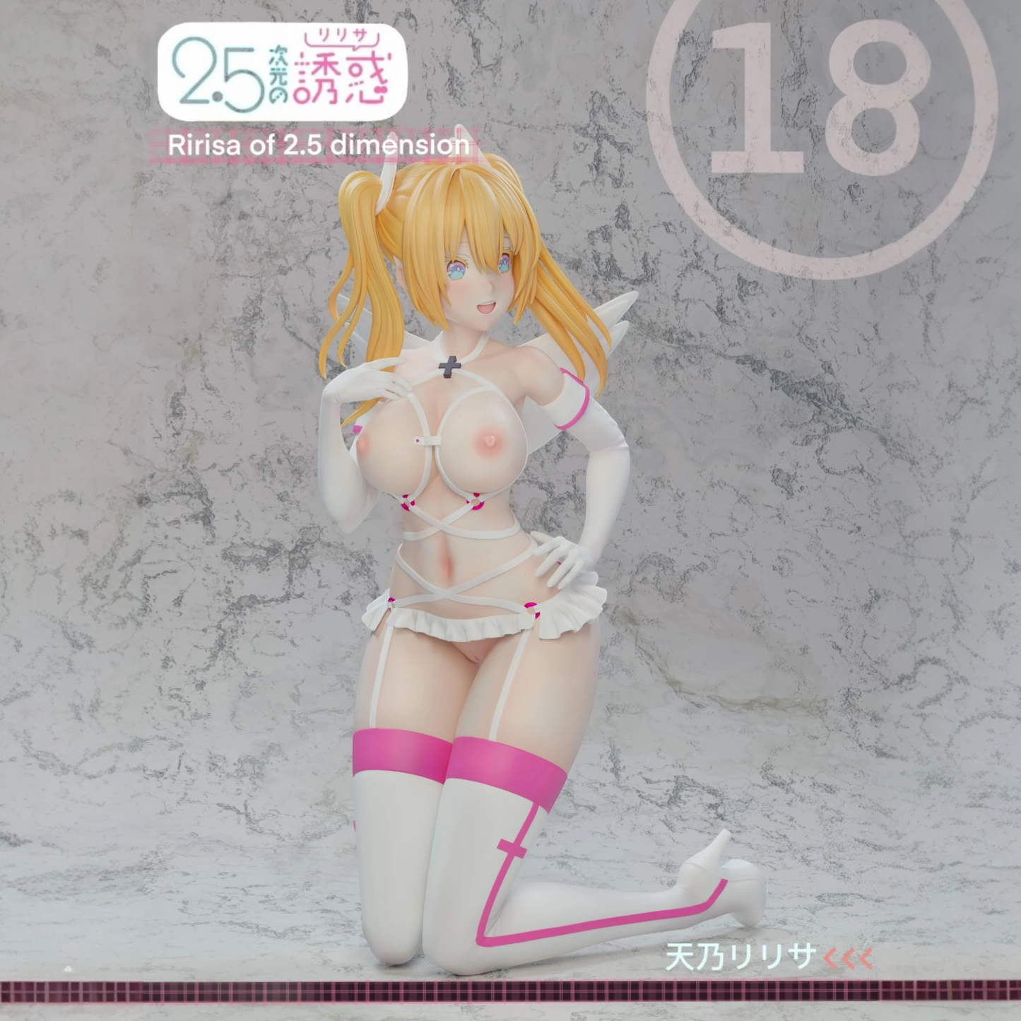 Preventa Resina Mikari & Lilysa Figura 2.5 Dimensional Seduction Whale Estudio