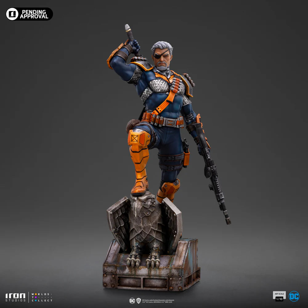 Preventa Resina Death Stroke Figura DC Iron (Licencia) Estudio
