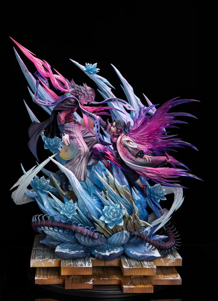 Preventa Resina Shinobu Kcho vs Douma Figura Demon Slayer Lei Hao Ke Yu Estudio