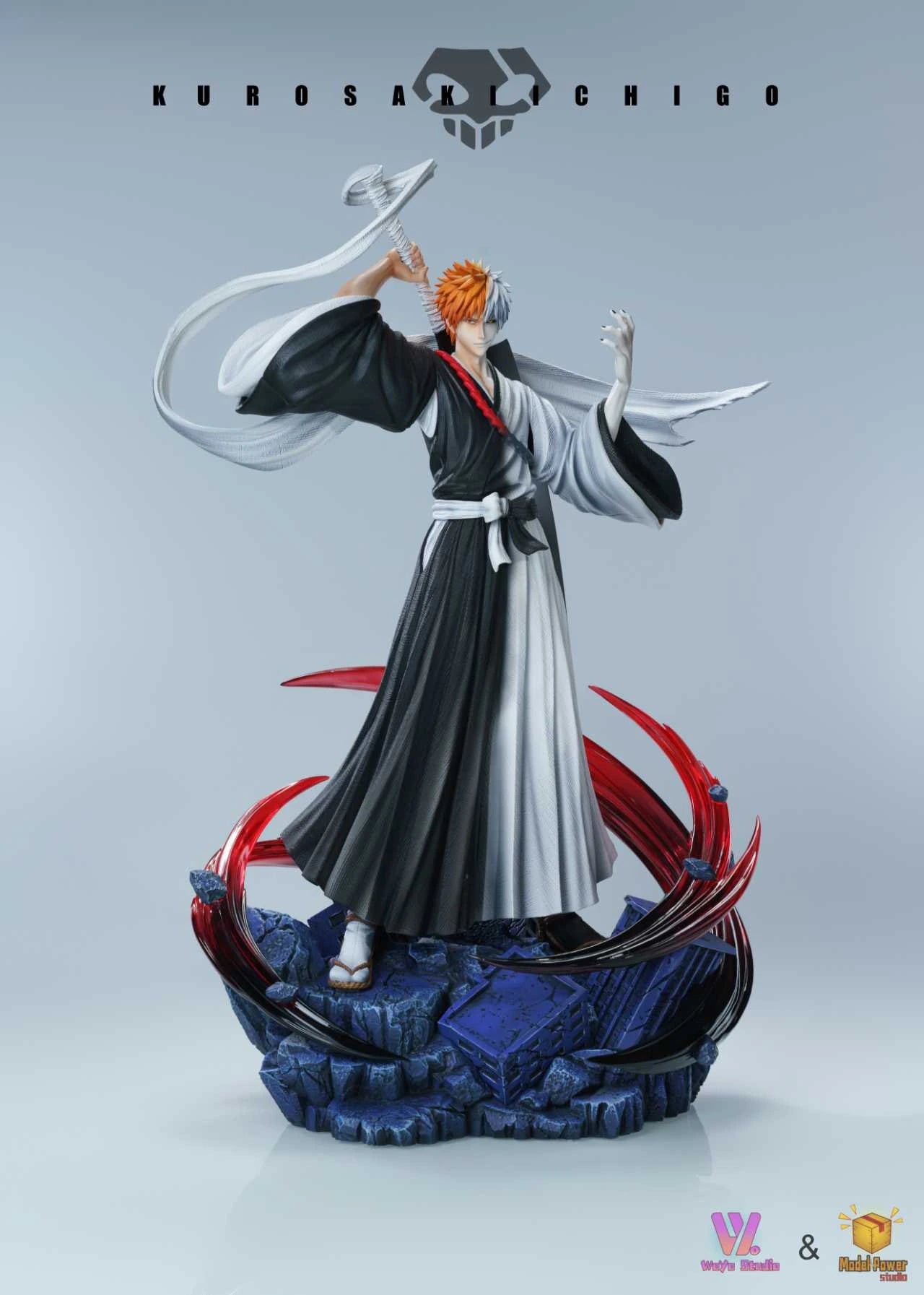 Preventa Resina Kurosaki Ichigo Figura Bleach WoYo & Model Power Estudio