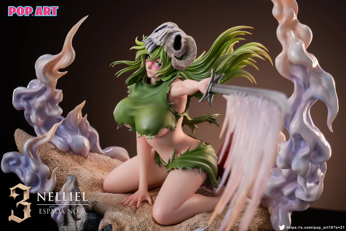 "Preventa Resina Nelliel Tu Odelschwanck  Figura Bleach POP-Art  Estudio"