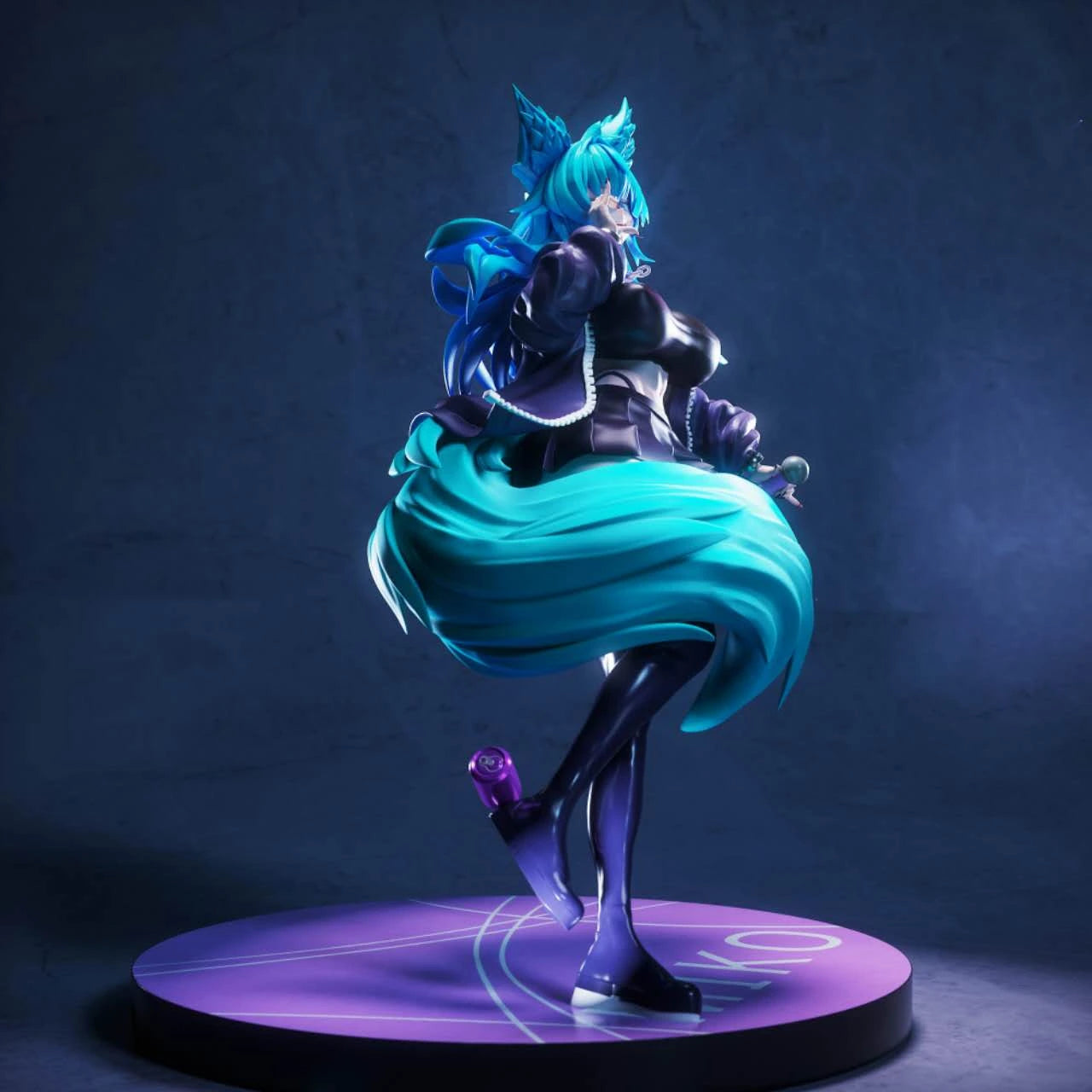 Preventa Resina Akuma Miko VTuber Figura Original Series Hamura  Estudio