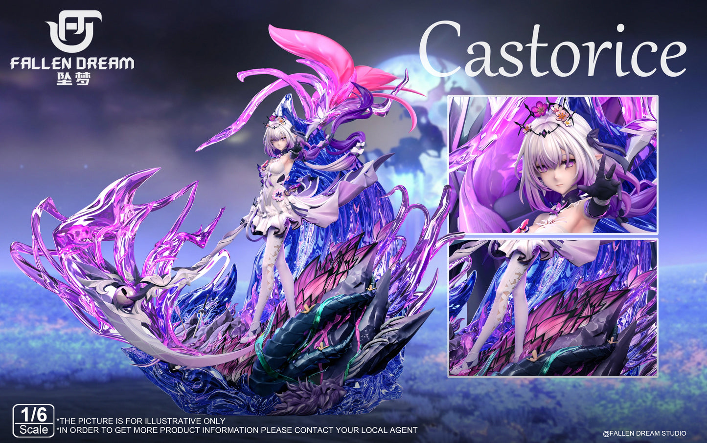 Preventa Resina Castorice  Figura Honkai: Star Rail Fallen Dream  Estudio