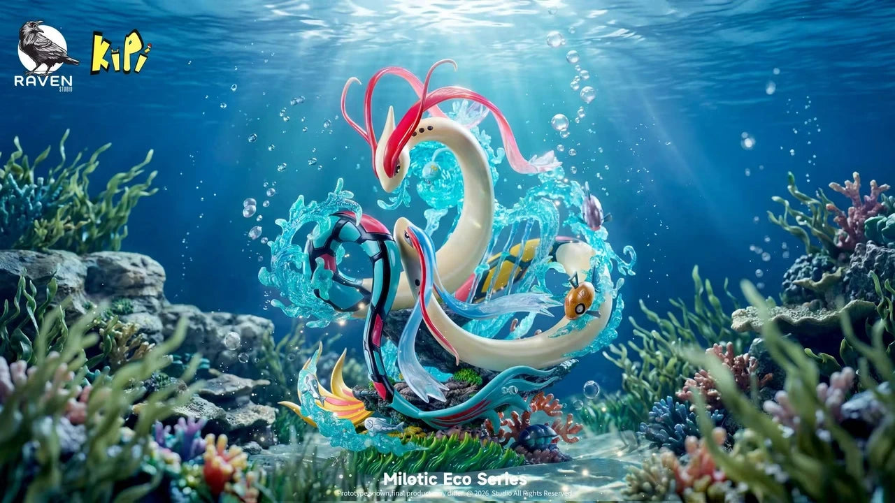Preventa Resina Milotic Figura Pokemón Raven & Kipi  Estudio