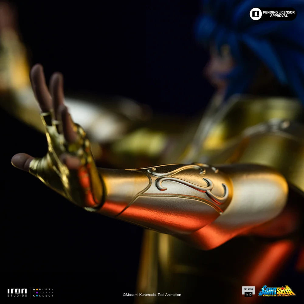 Preventa Resina Geminis de Saga Figura Caballeros del Zodiako Iron (Licencia) Estudio