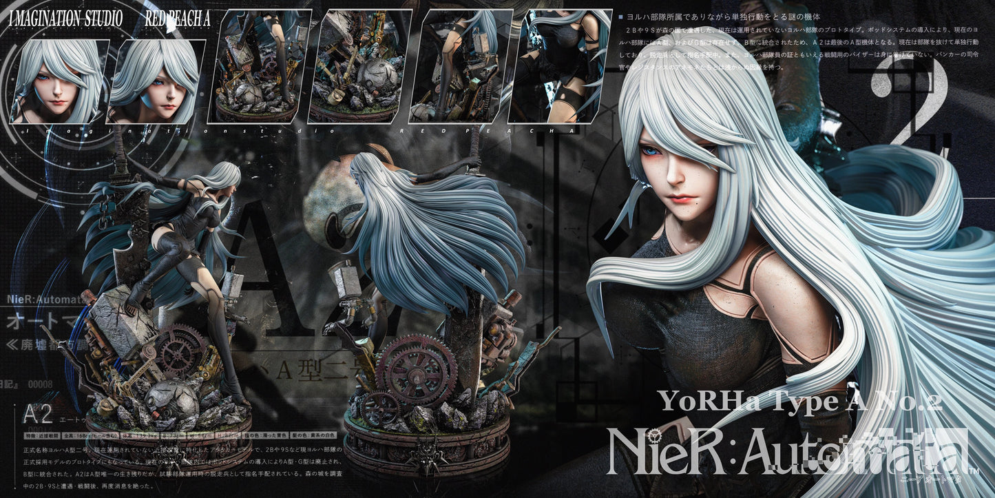 Preventa Resina A2 Figura Nier: Automata Imagination & Red Peach Estudio