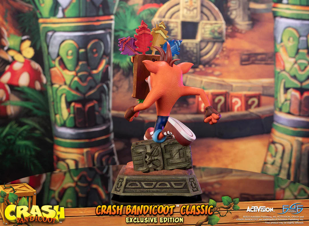 Preventa Resina Crash Figura Crash Bandicoot First 4 Figures (Licencia) Estudio