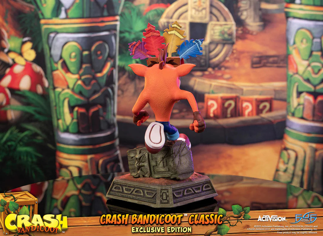 Preventa Resina Crash Figura Crash Bandicoot First 4 Figures (Licencia) Estudio