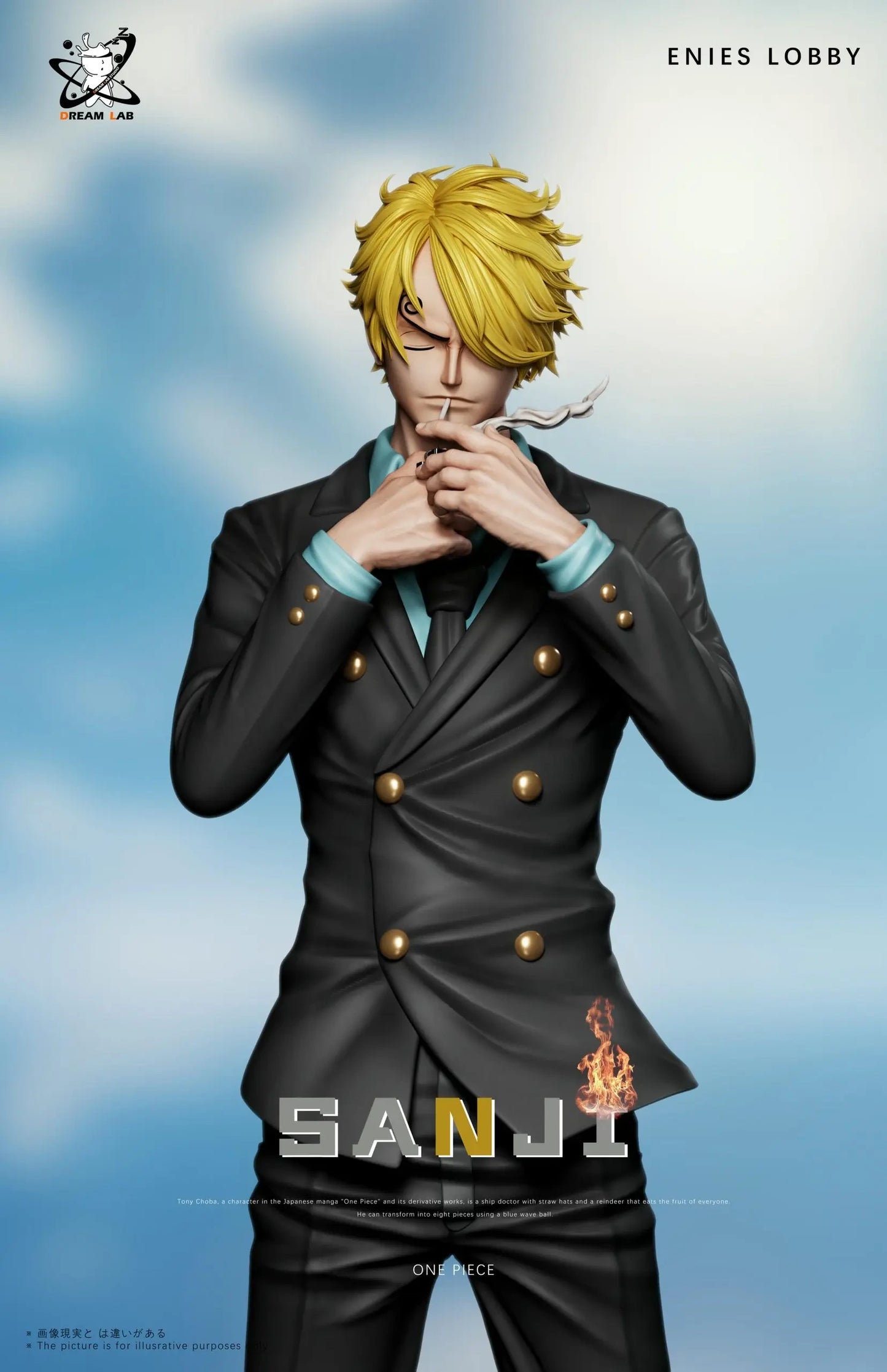 Preventa Resina Chooper & Sanji Figura One Piece  Dream Lab Estudio