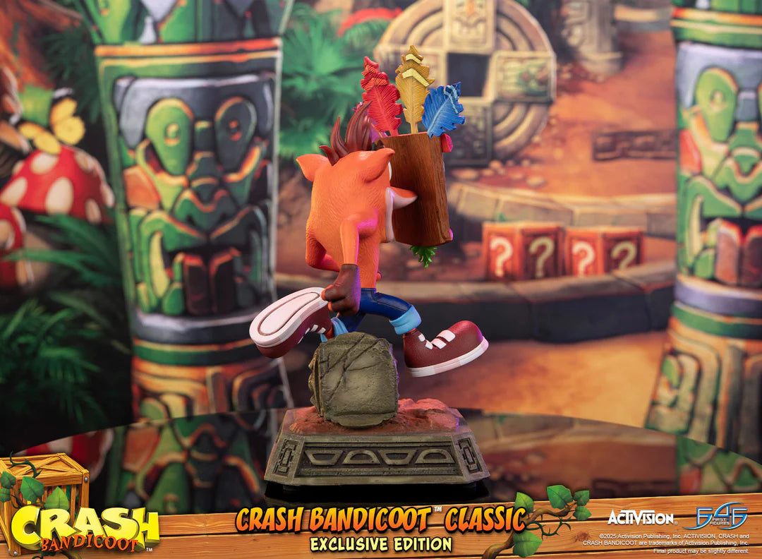 Preventa Resina Crash Figura Crash Bandicoot First 4 Figures (Licencia) Estudio