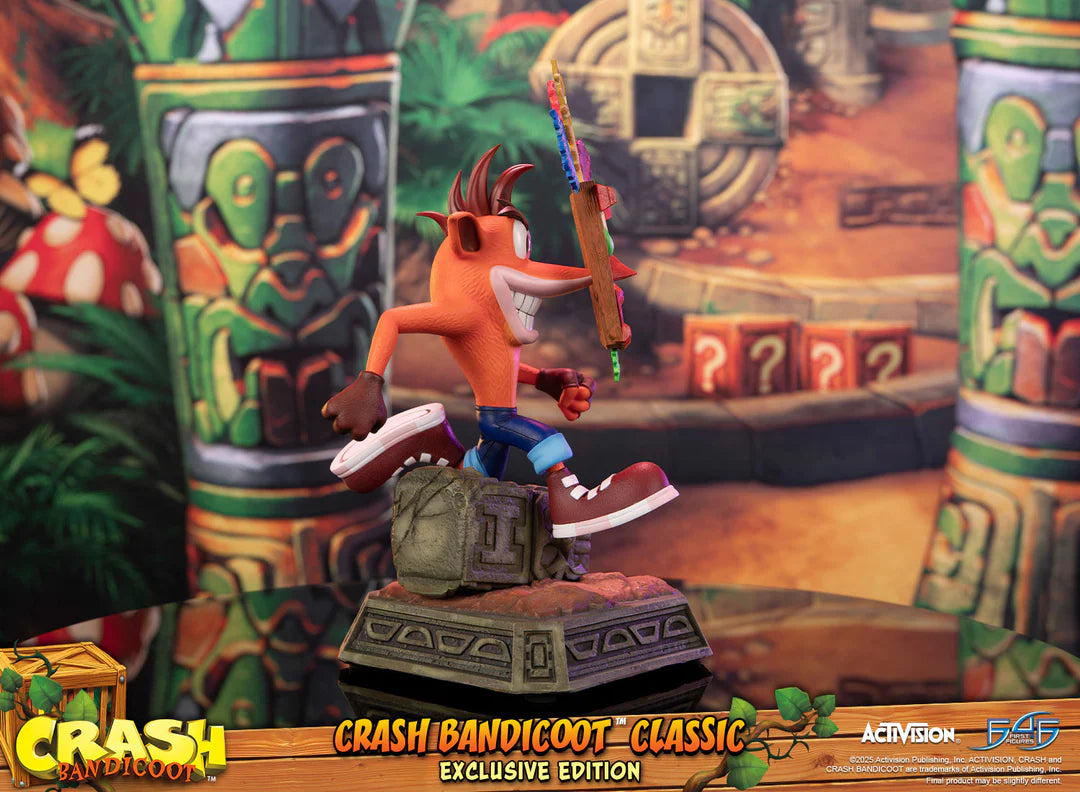 Preventa Resina Crash Figura Crash Bandicoot First 4 Figures (Licencia) Estudio