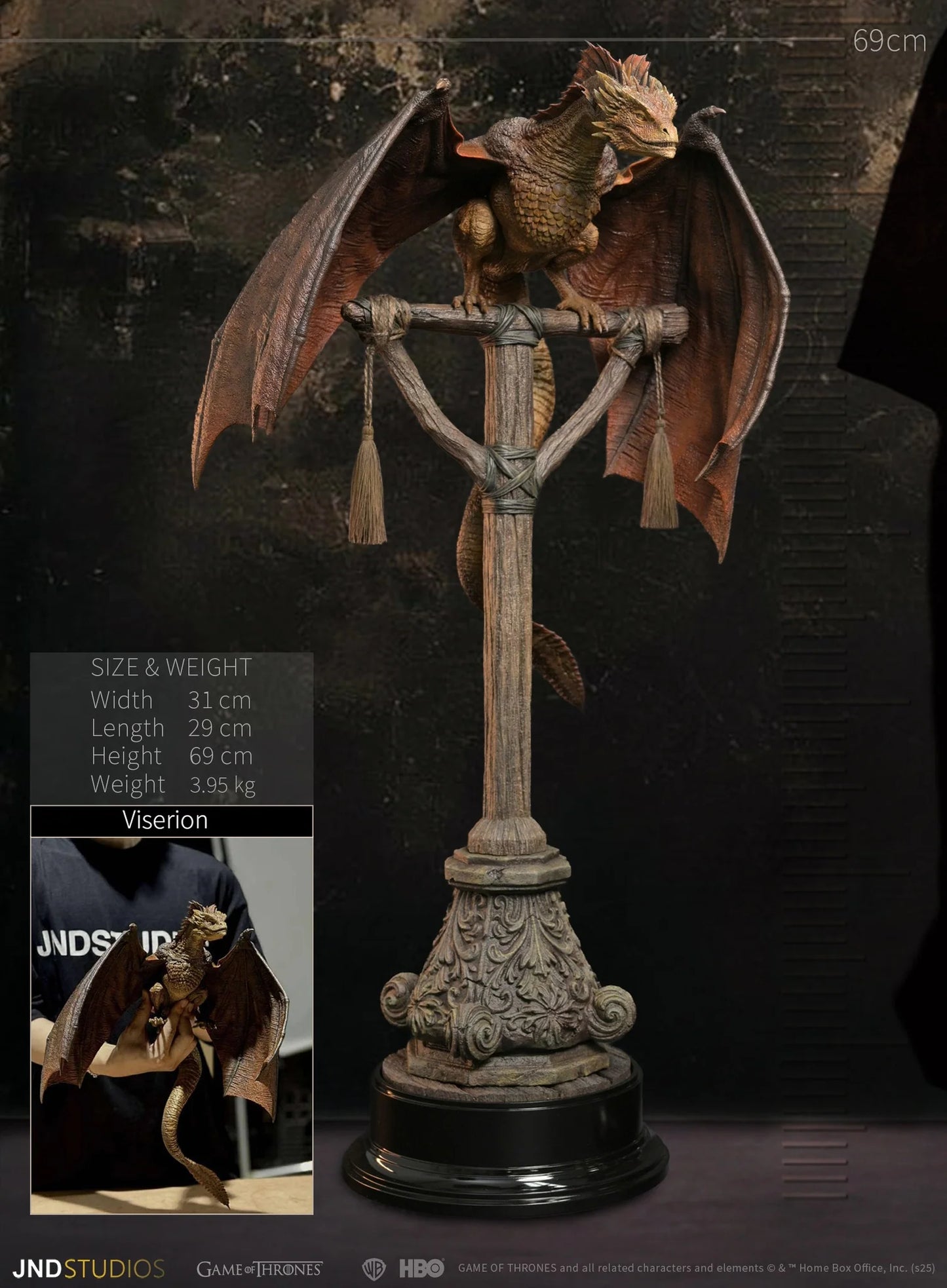 Preventa Resina Daenerys Targaryen Figura Game Of Thrones JND (Licencia) Estudio