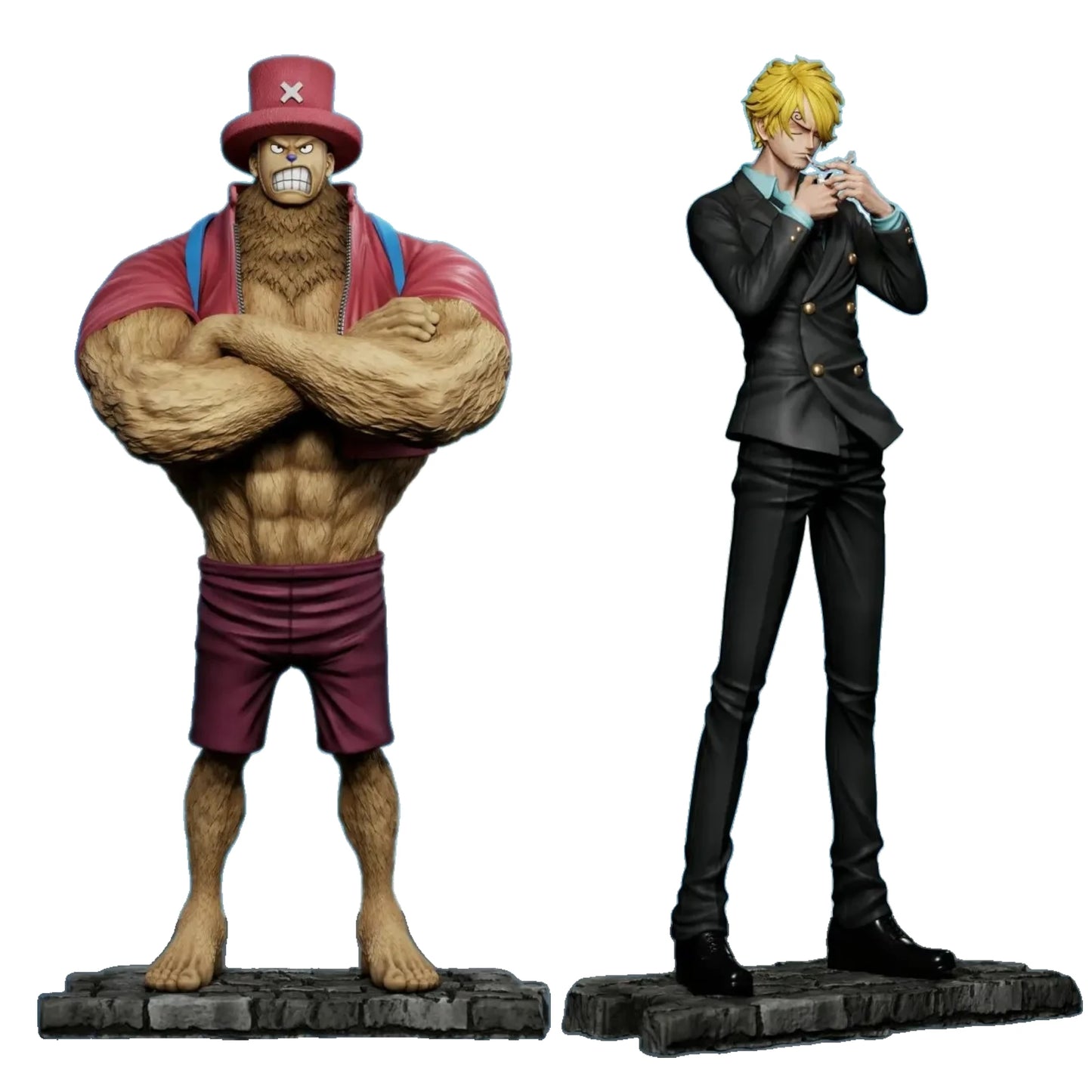 Preventa Resina Chooper & Sanji Figura One Piece  Dream Lab Estudio