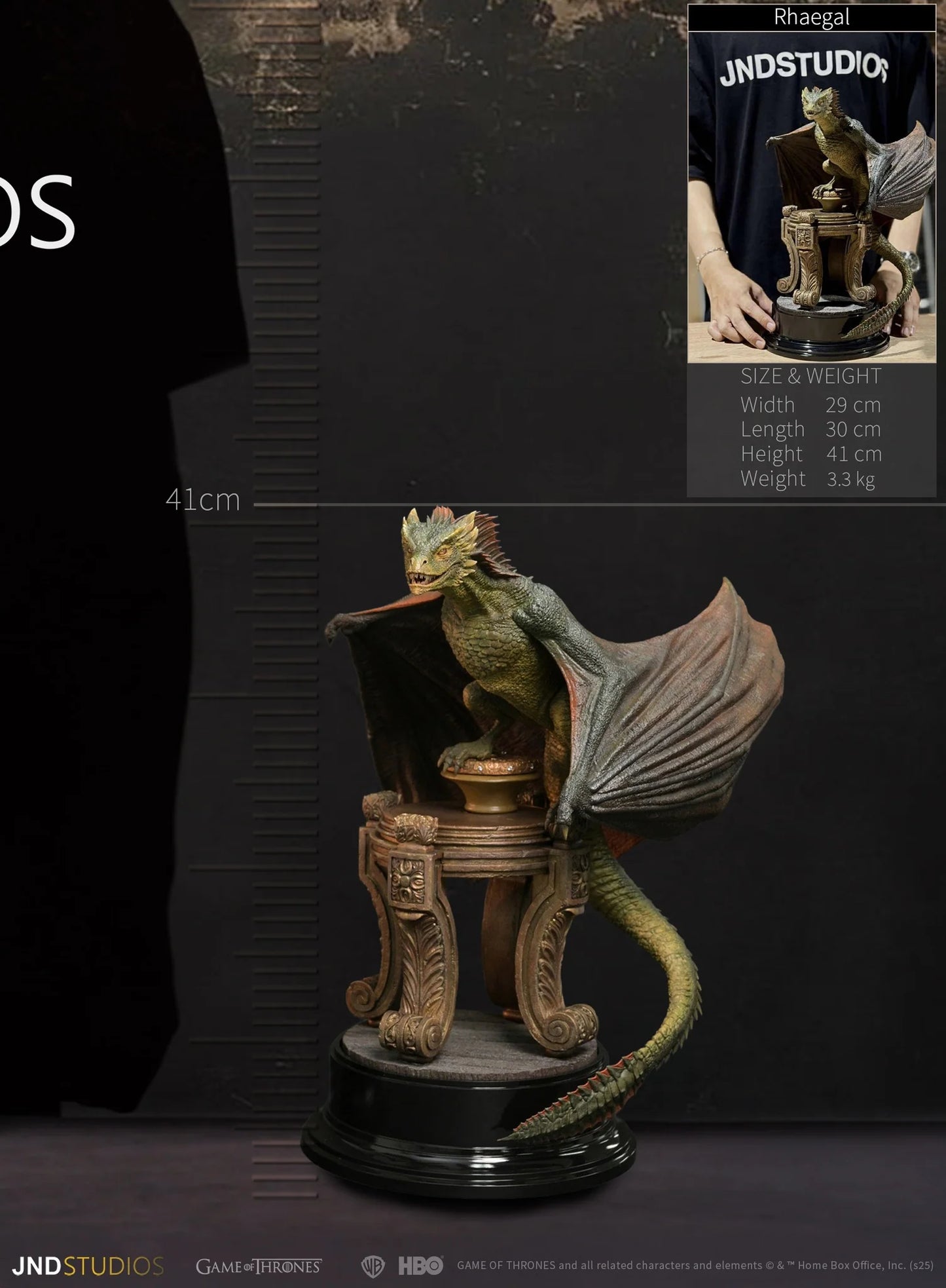 Preventa Resina Daenerys Targaryen Figura Game Of Thrones JND (Licencia) Estudio