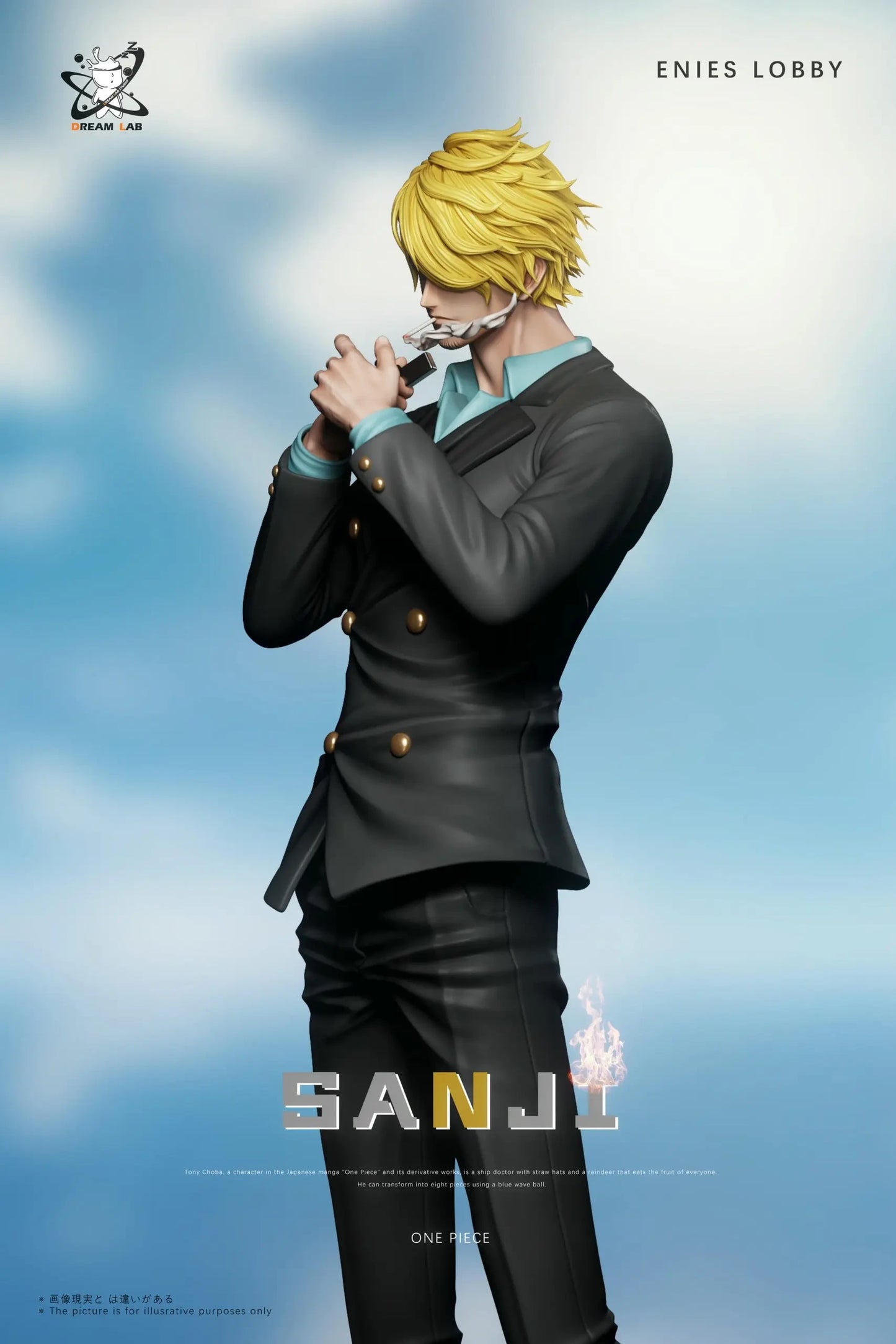 Preventa Resina Chooper & Sanji Figura One Piece  Dream Lab Estudio