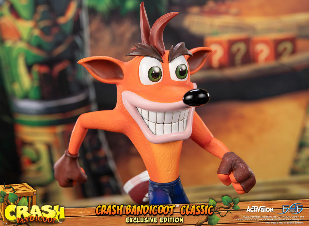 Preventa Resina Crash Figura Crash Bandicoot First 4 Figures (Licencia) Estudio