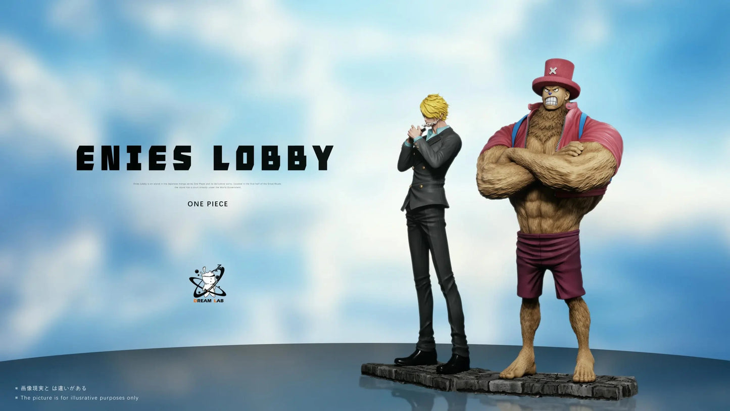 Preventa Resina Chooper & Sanji Figura One Piece  Dream Lab Estudio