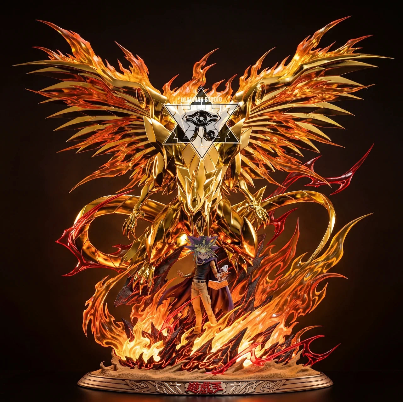 Preventa Resina Kaiba & Obelisk, el atormentador Figura Yu-Gi-Oh! Deadman Estudio
