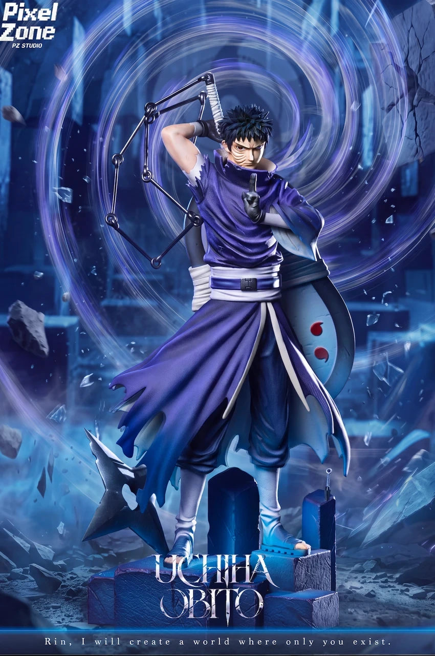 Preventa Resina Obito Uchiha Figura Naruto 1/6 Pizel Zone Estudio