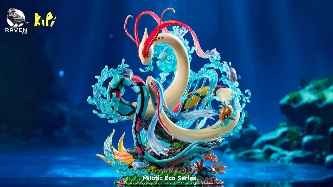 Preventa Resina Milotic Figura Pokemón Raven & Kipi  Estudio