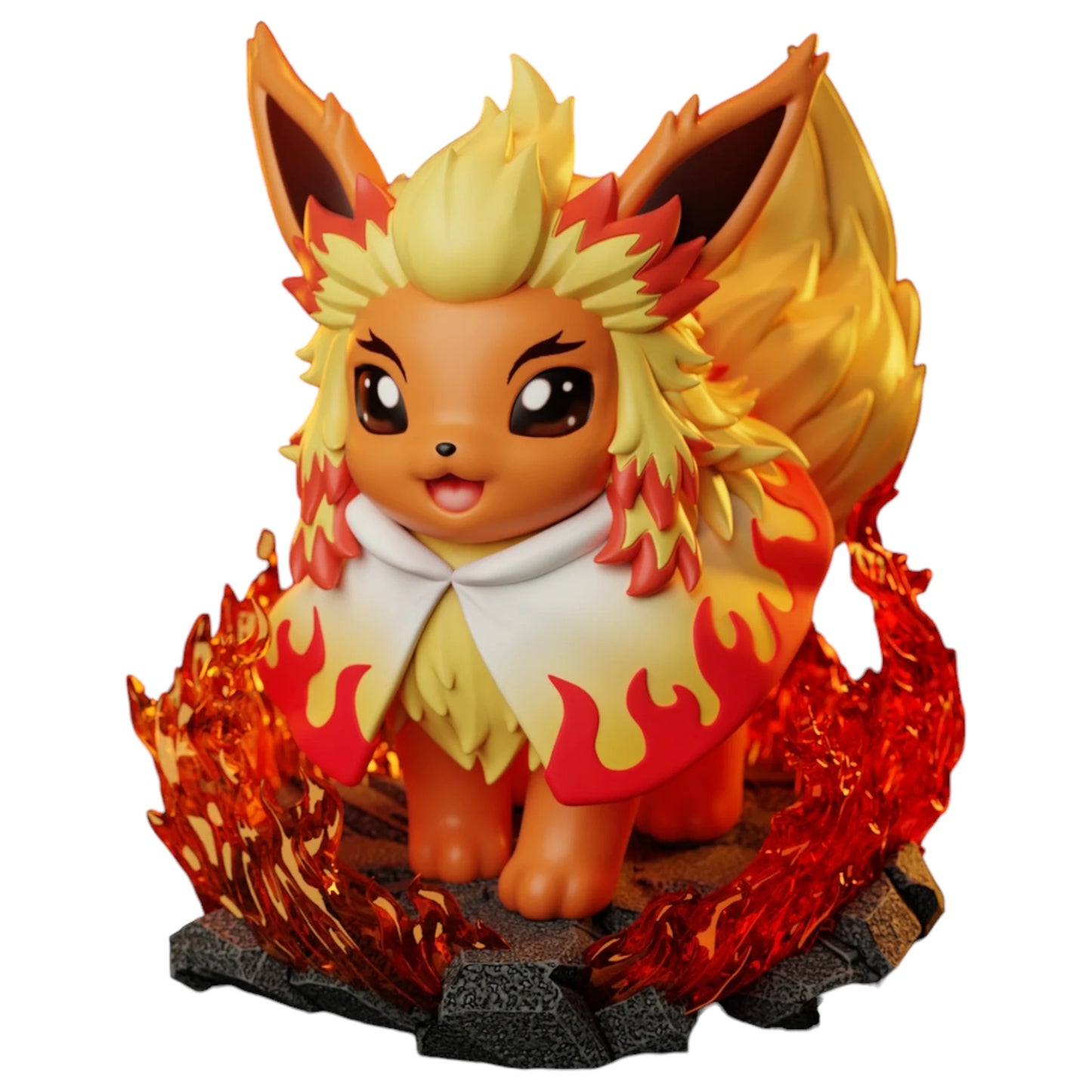 Preventa Resina Flareon Cos Rengoku Figura Pokemón ZH Estudio
