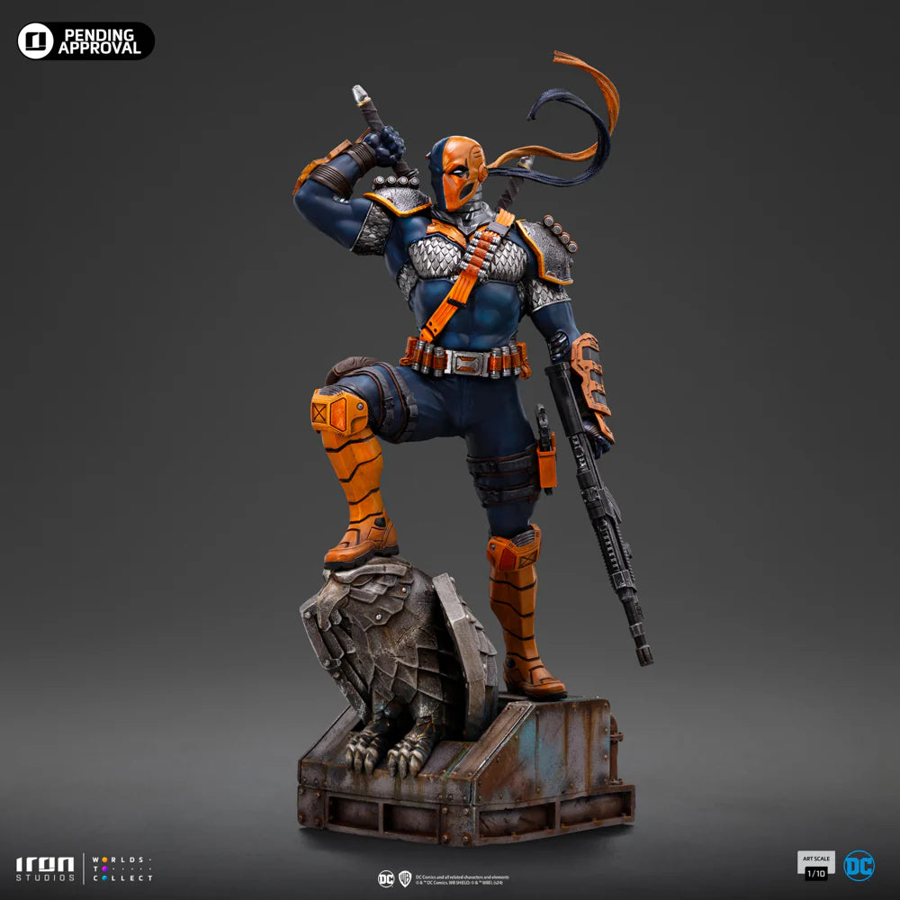 Preventa Resina Death Stroke Figura DC Iron (Licencia) Estudio