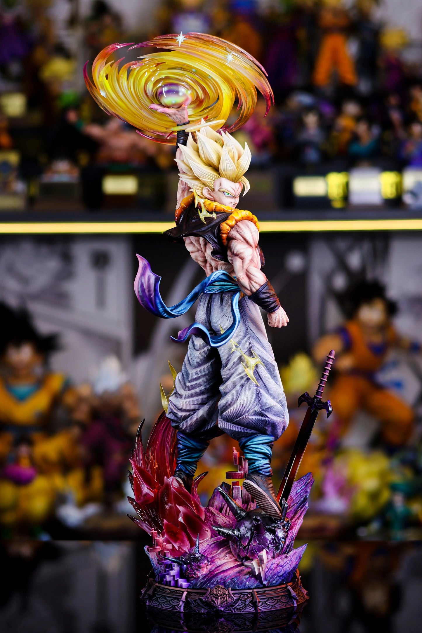 Preventa Resina Gogeta Figura Dragon Ball YunQi Estudio