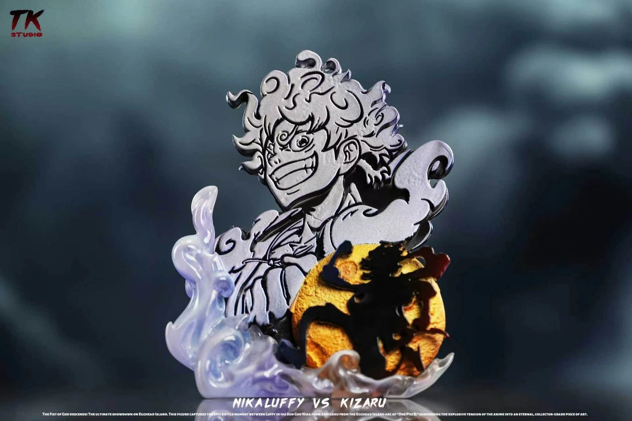 Preventa Resina Luffy vs Kizaru Figura One Piece TK Estudio
